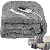 Steinborg Coperta elettrica con spegnimento automatico, 180 x 130 cm, coperta termica elettrica, coperta termica, coperta termica, coperta termica, 9 livelli, lavabile fino a 40 °C