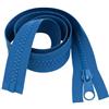 Giddy Square Cerniera grossa blu medio da 30 cm, denti in plastica con estremità aperta (peso n. 5), ideale per artigianato, borse e cucito Giddy Square