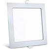 ENERGMiX Pannello LED da 12 Watt, ultra sottile, quadrato, 17 x 17 cm, bianco caldo