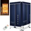 Ddasam Asciugatrice portatile per bucato 2200W Asciugatrice Elettrica 20kg capacità Risparmio Energetico (Anione) Abbigliamento Heater 240min Timer Digitale,per Tutti I Vestiti di Quattro Stagioni