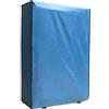 WANGCEPLSD Copertura Condizionatore Esterno, Impermeabile e Antivento, Telo Esterno Anti-Neve Anti-Polvere, Copertura Pompa di Calore, Tessuto Oxford 600D(Blue,145x42x98cm/57x16x38in)