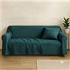 fashion home Pagano Telo Copritutto Arredo Multiuso misure 170x280 cm colore Verde | Morbido e resistente, lavabile a 30°, protegge dall'usura, ideale per uso quotidiano, pratico e versatile
