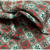 Generico Tessuto tirolese al metro, Tovaglia Tirolese H.150cm, tirolese arredamento, per tovaglie tirolesi, metri tessuto tirolese VERDE/ROSSO