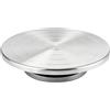 MOFXWHE Disco per ceramica da 25 cm, girevole in lega di alluminio, girevole a 360° e antiscivolo, utensili fai da te su entrambi i lati per ceramica, torte e figure in argilla, perfetto per scuola, hobby e
