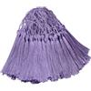 AebDerp 100 Pezzi Nappe Artigianali Setose Fatte a Mano Trim Mini Ciondolo per Segnalibro in Resina Carina Fai da Te, Creazione di Gioielli, Chiave, Orecchino da Ragazza, Portachiavi, Cappello da Laurea
