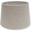 Levitantes Paralume E27 con design conico aperto in colore beige, dimensioni 15x12x13 cm, ideale per illuminazione decorativa interna.