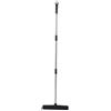 Tnfeeon Spazzola Telescopica Multifunzionale, Pettine Rimuovi per Animali Domestici con Bordo Raschiatore, per Pulizia di Tappeti, Pavimenti, Finestre (BLACK)