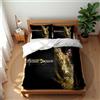 Ste-X Set Di Biancheria Da Letto Di Lusso in Stile Hotel Michael Jackson 3 Pezzi Morbido Cotone Copripiumino Per Tutte Le Stagioni (MJ 02,200x200cm)