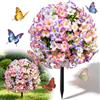 ZEELIY Fiori artificiali come veri con picchetto, 1 pezzo, 56 cm, piante artificiali da balcone, per esterni, resistenti alle intemperie, estate e autunno, bouquet di fiori finti resistenti ai raggi UV