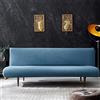 Hiseng Copridivano Senza Braccioli 3 Posti Elasticizzato Fodere Coperture Divano Letto Pieghevole Clic Clac Universale Lavabile Rimovibile Anti Scivolo Copri (L:180-200cm,lago Blu)