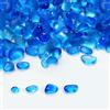MAIBAOTA Piccoli ciottoli di vetro marino blu mare, mini pietre preziose in vetro smerigliato, sfuse per acquario, ghiaia, vasi, fai da te, artigianato, decorazione per la casa (circa 385 g)