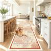 Akyzesou Tappeto Corridoio Antiscivolo Lavabile Tappeto Cucina 120 x 300 cm | Tappeto Passatoia Per Ingresso Tappeto Multiuso per Camera Scendiletto Sala da Pranzo Lavanderia Facile da Lavare