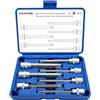 DAKCOS 3/8 7 Set di chiavi Torx lunghe, T25 T30 T40 T45 T50 T55 T60 | Trox Bit Socket, dadi in CR-V, bit in S2