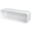 Nordborn Tubi ed elementi di ventilazione per tubi di ventilazione (connettore a condotto piatto con valvola antiriflusso 204 x 60 mm)