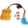 OTOTEC 1 Pz Adattatore Per Ruota Di Potenza Da 20 V Con Connettore Fusibile Compatibile Con Dewalt Batteria Agli Ioni Di litio 18 V/20 V Serie BCB182 BCB183 BCB200