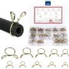 Elegrip Morsetti Clip per Tubo Flessibile per Carburante, 120 Pezzi 5-14mm Morsetto a Molla Fascette Clip a Singolo Filo, Fascette per Tubi Benzina, Aria e Acqua (10 Taglie)