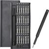 WOLMIK Set di cacciaviti di precisione 28 in 1, piccolo mini cacciavite, set di strumenti di riparazione magnetici per laptop, telefono, PC, tablet, computer, elettronica, occhiali, orologi