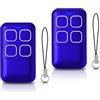 NLDZGA Telecomando per Porte da Garage per Hörmann BS 868MHz,Blu,2 Pezzo | Per Hörmann BS Bisecur 868MHz HSE1,HSE2,HSE4-868-BS, HS1,HS4,HS5,HSS4,HSP4,HSD2-868-BS, Telecomando di Ricambio a 4 Canali