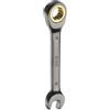 QUARKZMAN Chiave A Cricchetto Corta 8mm Metrico A Bussola E Aperta Acciaio Cr-Mo 12 Punte 72 Denti Chiave Combinata Per Riparazioni Domestiche Manutenzione Auto E Macchine