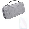 Gettimore Custodia rigida per Switch 2 EVA Travel Bag (a forma di X+schermo) | Guscio rigido in EVA, protezione anti-compressione, liscio per doppia cerniera, dimensioni compatte 29,5 cm, finitura nera