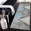 Siunwdiy Tappeto Runner per Corridoio Antiscivolo Tappeto Cucina Lavabile3 metri Moderno Tappeto Passatoia da Ingresso Pelo Corto Tappeto Lungo per Entrata Camera da Letto Soggiorno，60x300cm