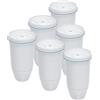 ZaKaBox Filtro dell'acqua di ricambio per cartucce zerowater 6 stadi 0 TDS, compatibile con ZeroWater ZR-001/003/004/006/008/012/017/ZR-600 ecc., per filtro acqua zero, confezione da 6