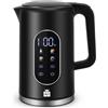 FOR ME ForMe Bollitore Elettrico In Acciaio Inox 1,7 L Temperatura Regolabile da 40-100 C I Funzione di Mantenimento Caldo LED Display Digitale della Temperatura I Arresto Automatico I Teiera Senza BPA