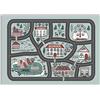 Panorama Tappeto Vinile Sala - Varie Dimensioni - (Città Macchinine Bambini 160x230 cm)