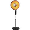 Generico Stufa a Piantana Infrarossi al Carbonio 900W | Altezza Regolabile 105-120 cm, Oscillazione e Inclinazione Regolabile | 2 Livelli di Potenza 450/900W, Timer 60 Minuti - Riscaldamento Rapido e Silenzios