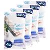 orion group Deumidificatore granulato, 1 kg x 4 ricariche | assorbitore di umidità, cloruro di calcio, deumidificatore universale, con profumo contro l'umidità