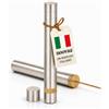 Noovaa 1 Cavatappi ad aria compressa in acciaio inox Metallo | Apertura rapida del tappo in sughero, compatto 14,5 cm, leggero 45 g