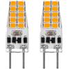 DLEDMOP G6.35 Lampadina LED 12-24V 4W JC Bi-Pin Base T3 Dimmerabile G6.35 2700K Bianco Caldo No-Flicker 350LM Lampadario Illuminazione Paesaggio Illuminazione 2PCS CoolWhite