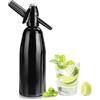 Alayphnic Sifone per soda, macchina per fare soda, macchina per acqua portatile per acqua gassata, bottiglia di sifone di soda con regolatore di pressione, per succo di frutta fatto in casa, mojito, cocktail