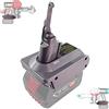 EID Adattatore batteria per Dyson V7 e V8, per Bosch GBA serie 18 V su batteria per Dyson V7 V8 Absolute Animal Motorhead lavoro con aspirapolvere Fluffy HEPA