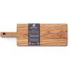 Edeldings Tagliere in rovere di alta qualità, 30 х 13 cm, con pratico manico da 10 cm, antibatterico, tagliere da cucina, tagliere da colazione, tagliere in legno massiccio