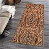 Carpeto Rugs Carpeto Tappeto Passatoia Corridoio 70x350cm Crema Marrone Orientale | Tappeto Passatoia per Cucina Lavanderia Camera da Letto Beige Tradizionale Morbido Antiallergico Pelo Corto Venduto al Metro