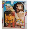 Hasbro HACKSAW JIM DUGGAN WWF WRESTLING 1990 MOC BLUE CARD ENG GIG HASBRO HACK ATTACK