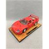 FERRARI F40 ( 1987 ) COD. 3732 BURAGO LEGNO ROSSO SCALA 1/18 BBURAGO NEW RARE