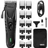 Wahl Fast Clip Tagliacapelli, autonomia 60 minuti senza filo, 0,8-25 mm | Leva di regolazione della lunghezza di taglio, indicatore LED di carica, pettini guida, ricarica USB-C