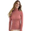 JADEA Dolcevita Donna Manica Lunga Collo Alto Cashmere Modal Morbido