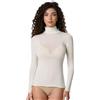 JADEA Dolcevita Donna Manica Lunga Collo Alto Cashmere Modal Morbido