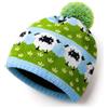 Geyoga Cappello con Motivo Pecore per Donna 26 x 24 cm Berretto in Maglia di Lana Cappello Invernale in Lana con Pompon Graziosi Regali a Forma di Pecora per Donne