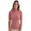 JADEA Maglia Dolcevita Mezza Manica Donna 4065 in Modal e Cashmere 4065