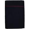 Prakasam Cotton Mens Singolo Colore Dhoti/Singolo mundu/1.30X2.00 Meter Singolo dhoti, nero