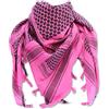 OUTDOOR WORLD BE ACTIVE Outdoor World, sciarpa Shemagh dell'esercito arabo dell'OLP, scaldacollo Keffiyeh, turbante arabo con nappa, 110 cm x 110 cm