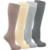 Frostfighter Calze termiche al ginocchio da donna (4 paia), con fodera interna in spugna