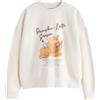 NEXT Donne Felpa con Licenza Pumpkin Latte Snoopy