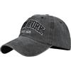 YULOONG Cappello da baseball vintage ricamo New York Denim lavato Trucker Cap 100% cotone cappello da sole per uomo donna regolabile