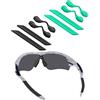 BLAZERBUCK Kit di calze di ricambio per auricolari e naselli per occhiali da sole Oakley RadarLock Series