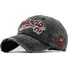 YULOONG Vintage Baseball cap Embroidery Orlando Washed Denim Trucker cap 100% Cotton Sun Hat for Men Women Adjustable Size